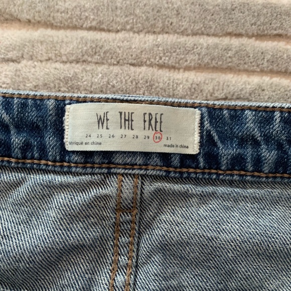 Free People Zipper Denim Skirt - Picture 4 of 5